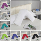 1000TC Premium Ultra Soft V SHAPE Pillowcase - Teal