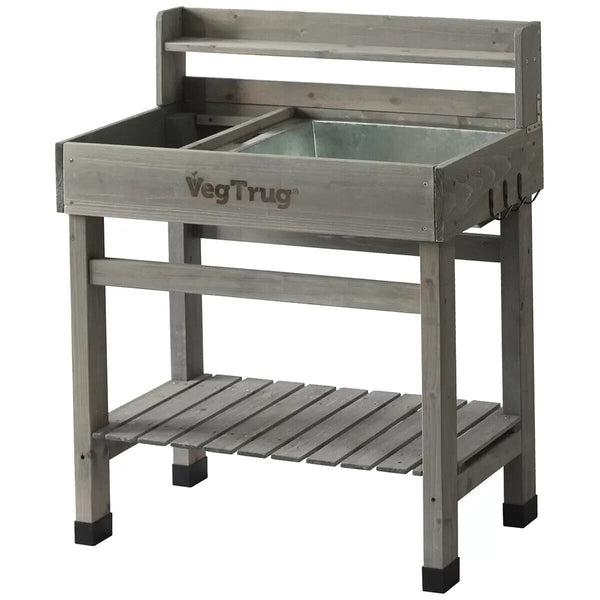 Takasho VegTrug Potting Table Grey