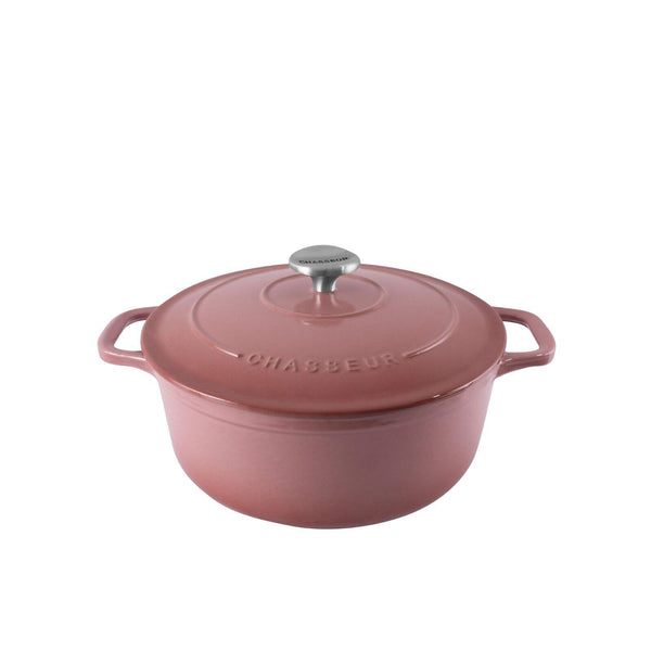 Chasseur Round French Oven 26cm - 5L Rosewood