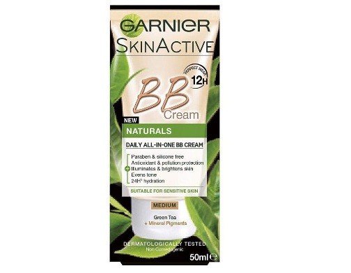 NEW Garnier Skin Active BB Cream Naturals Daily All In One Medium 50ml Set of 2