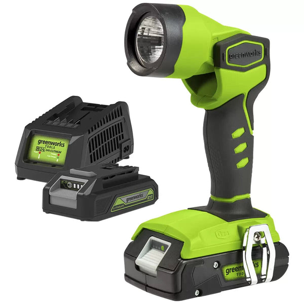 Greenworks Work Light with Battery and Charger
