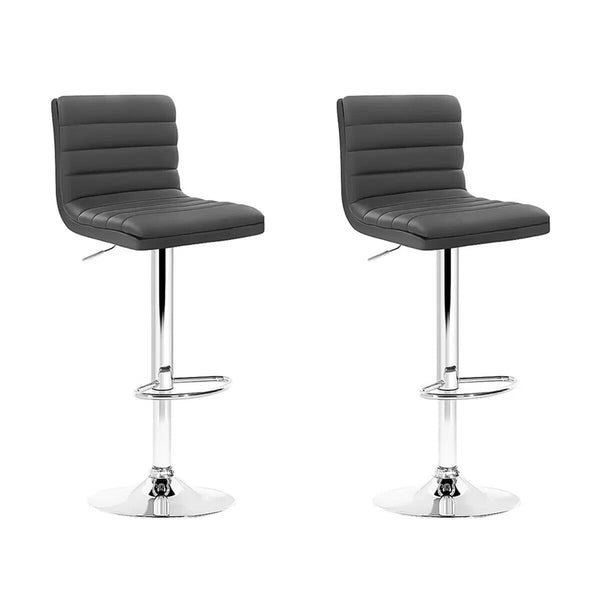 Artiss Grey Arne Barstool 2 Pack