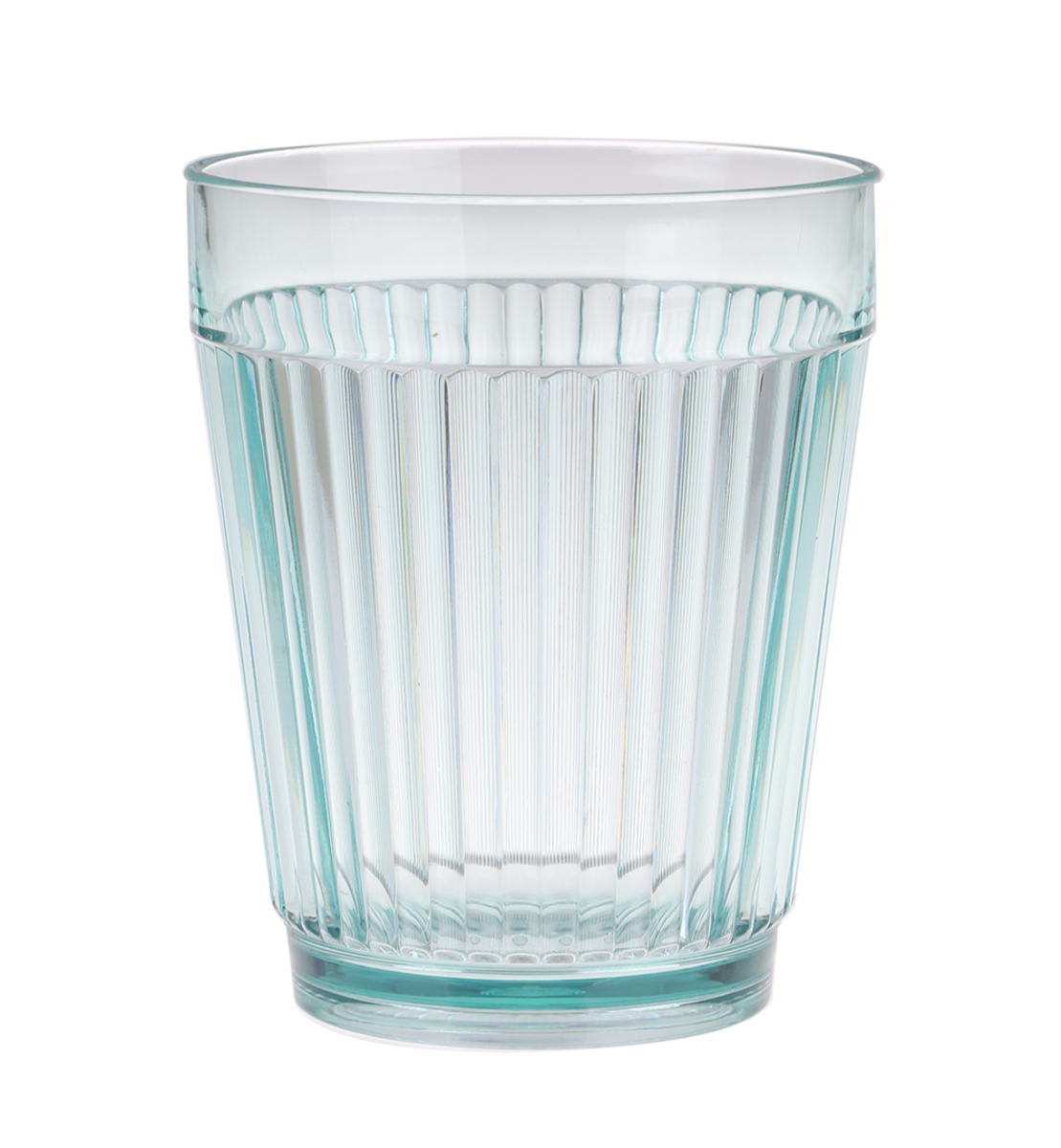 6x PIZZAZZ "RIPPLE" ACRYLIC DOUBLE OLD FASHION 415ML