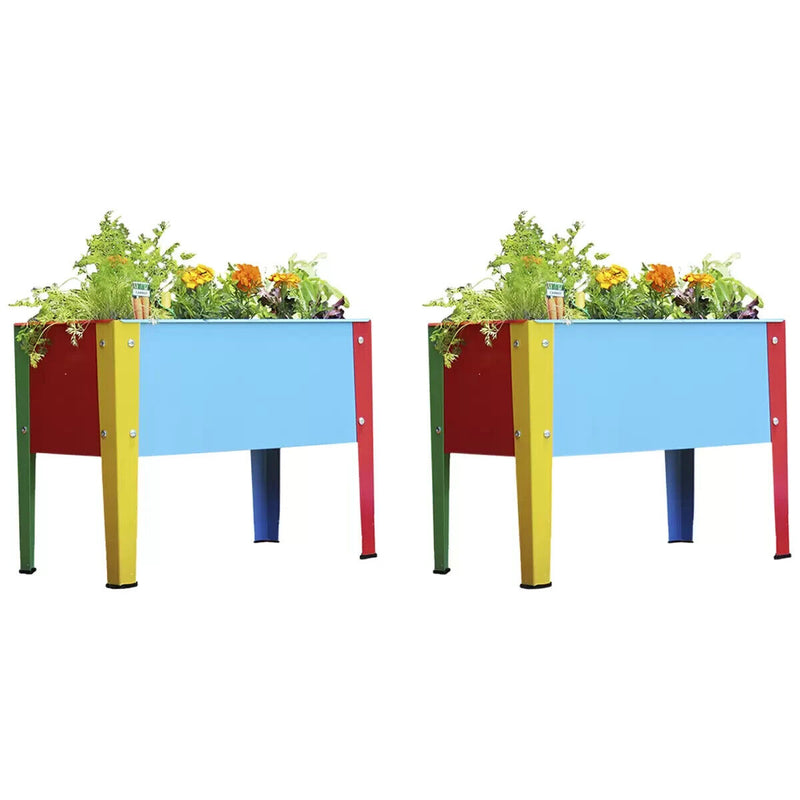 Greenlife Kids Raised Garden Planter Twin Pack 60 x 30 x 45cm