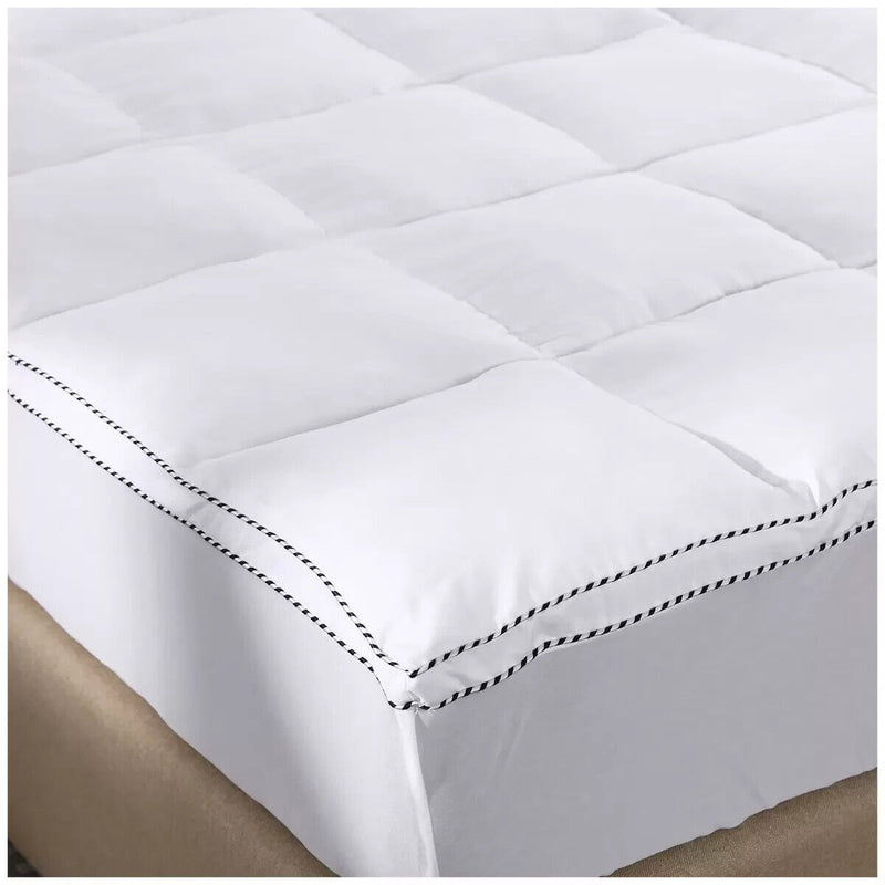 Royal Comfort 1000GSM Bamboo Queen Mattress Topper