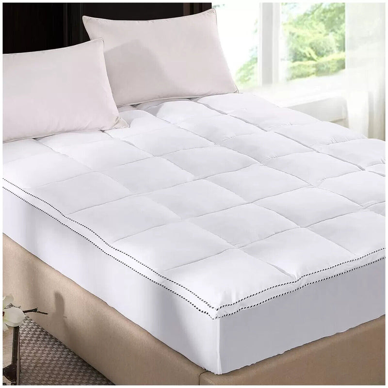 Royal Comfort 1000GSM Bamboo Queen Mattress Topper