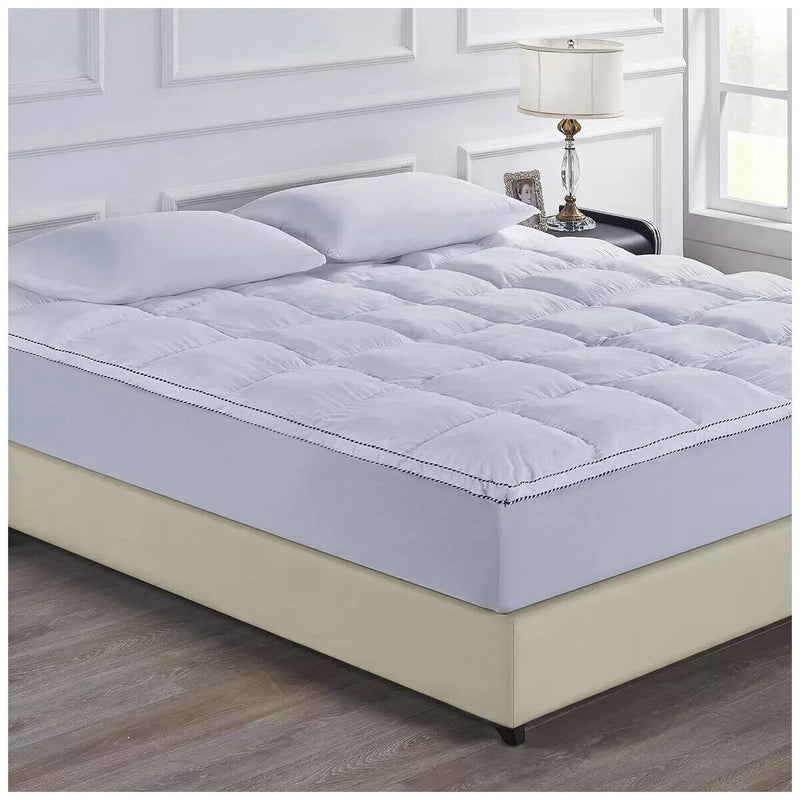 Royal Comfort 1000GSM Bamboo Queen Mattress Topper