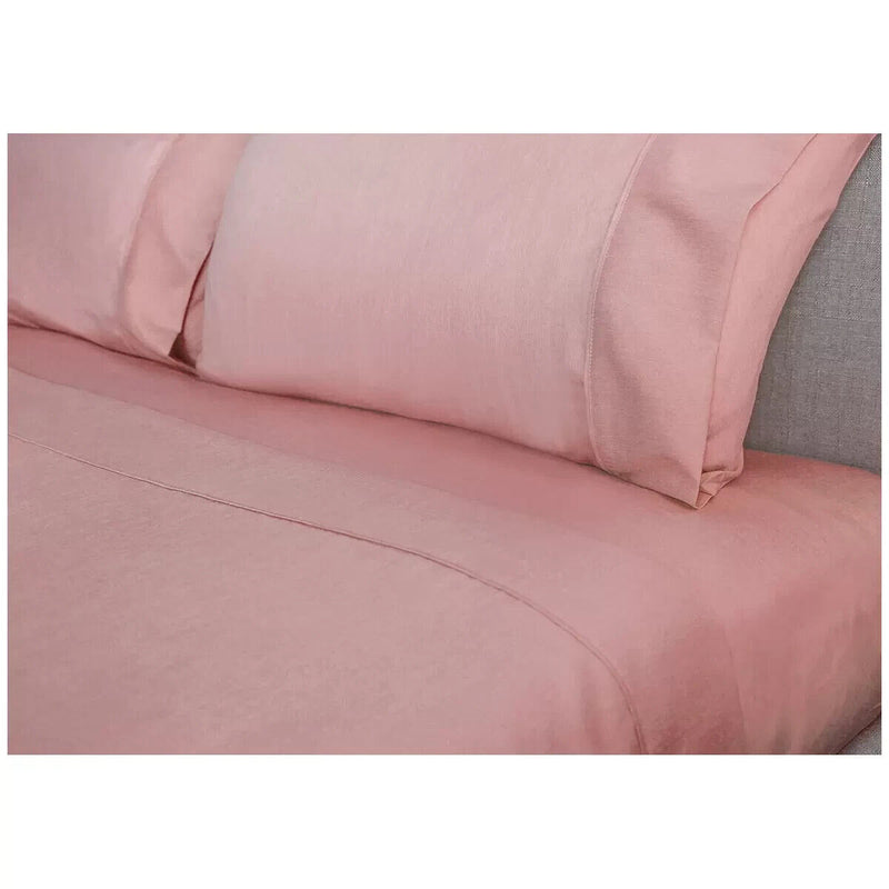 Kingtex 2000TC Bamboo Cooling Sheet Set Tea Rose