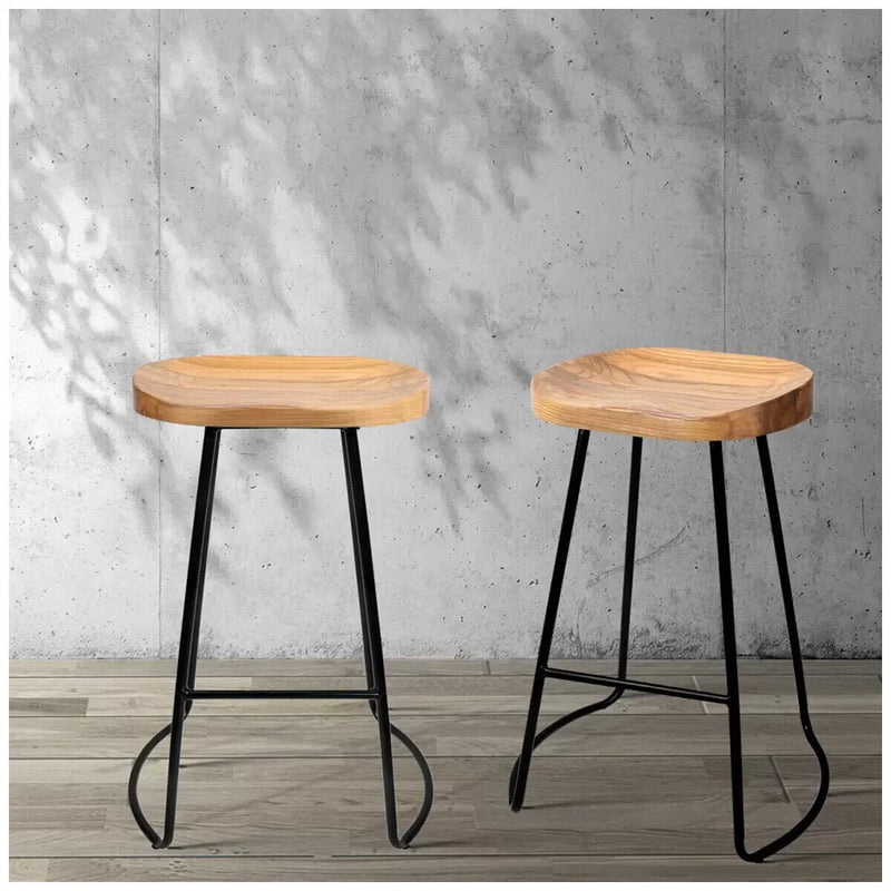 Artiss Vintage Tractor Barstool Retro 2 Pack