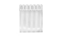 Jacquard Stripe Shower Curtain White
