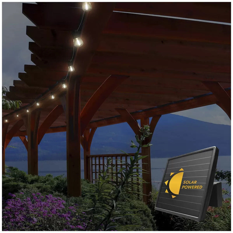 Sunforce 15 LED Solar String Lights with Remote Control 10.67M