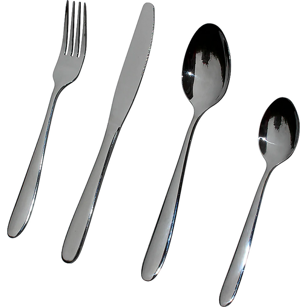 32 Piece Stainless Steel Cutlery Set Knives Fork Spoon Teaspoon