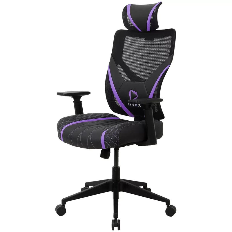 ONEX GE300 Breathable Ergonomic Gaming Chair Black Violet