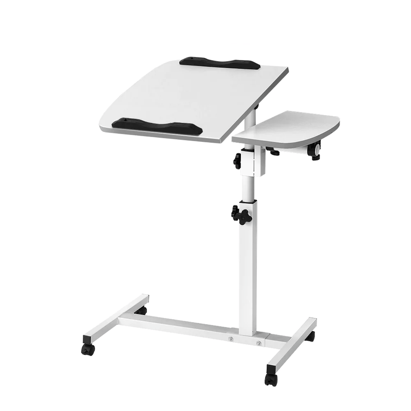 Artiss Laptop Table Desk Adjustable Stand - White