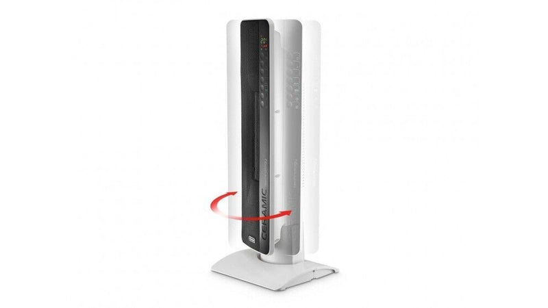 2400W Ceramic Tower Fan Heater with Silent Plus Function