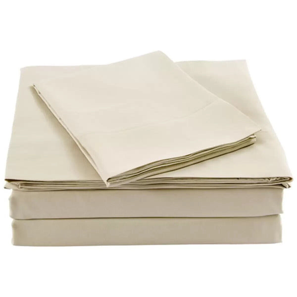 Royal Comfort Blended Bamboo Quilt Cover Set Double Ivory