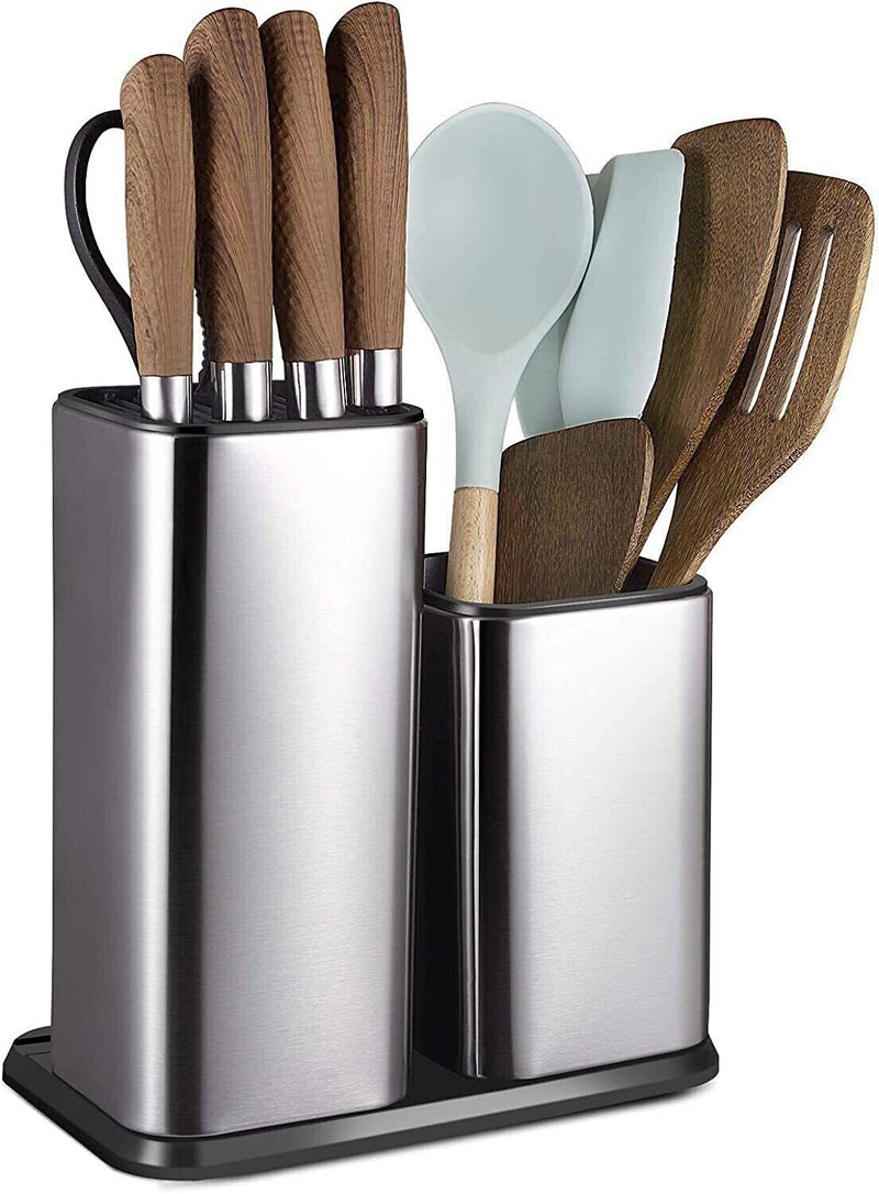 2 in 1 Stainless steel knife holder for kitchen