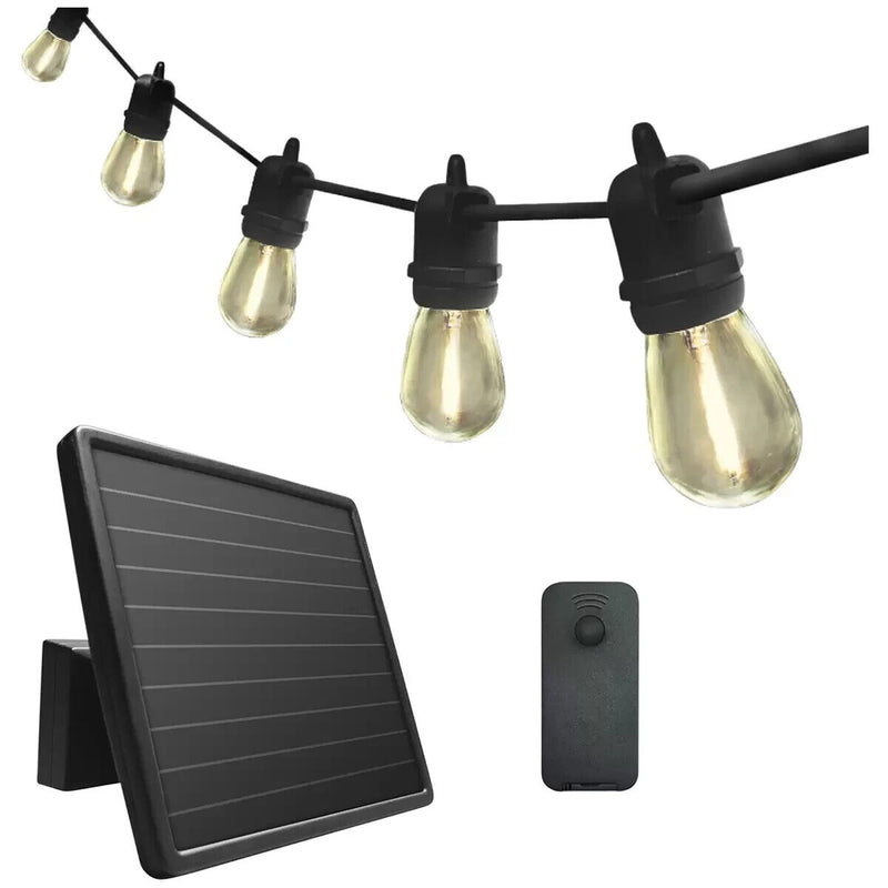 Sunforce 15 LED Solar String Lights with Remote Control 10.67M