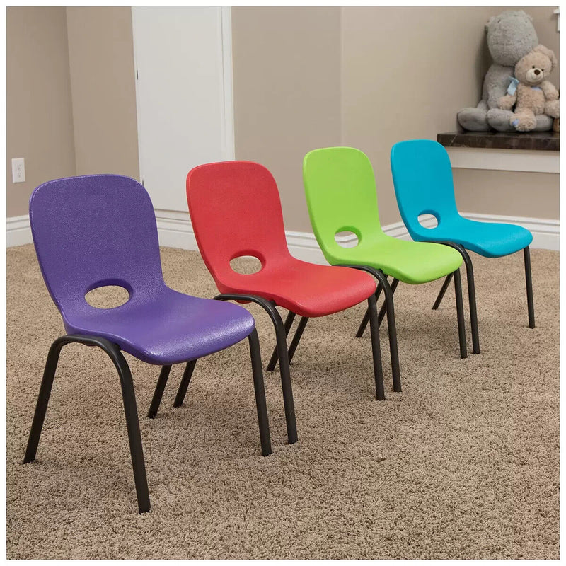 Lifetime Kids' Stackable Chair 2 Pack Purple