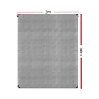 Instahut Tarpaulin Tarp 3.6x6m Tarp Camping Tarps Poly Heavy Duty Cover 180gsm