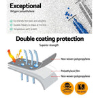 Instahut Tarpaulin Tarp 3.6x6m Tarp Camping Tarps Poly Heavy Duty Cover 180gsm