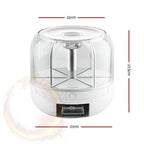 6-In-1 Cereal Dispenser Rotating Grain Container 10KG Rice Storage Dry Food Box