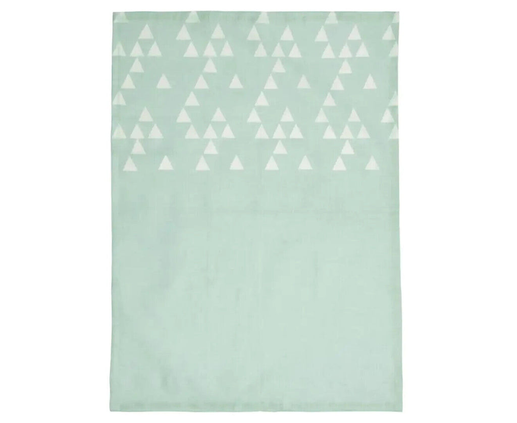 J.Elliot Home 100% Linen Print Tea Towel Mirri Glacier