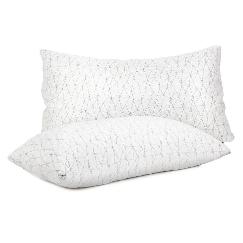 Giselle Bedding Set of 2 Rayon King Memory Foam Pillow