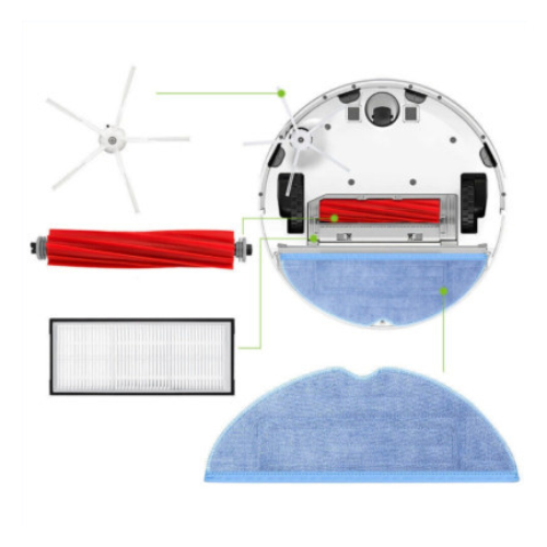 For Roborock S7,S7+,S7MaxV,S7MaxV Plus,S7MaxV Vacuum Parts Brush,Hepa Filter,Mop