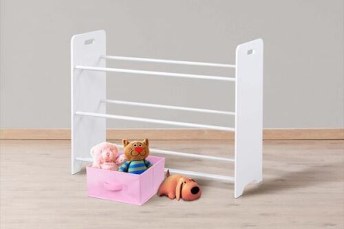 Kids 3x3 Fabric Storage Unit White