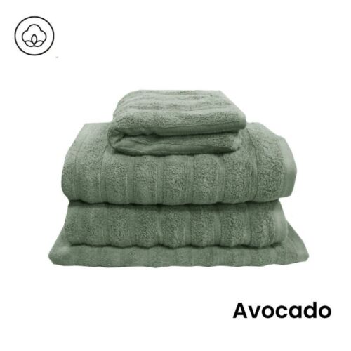 J Elliot Home Set of 4 George Collective Cotton Bath Towel Set Avocado