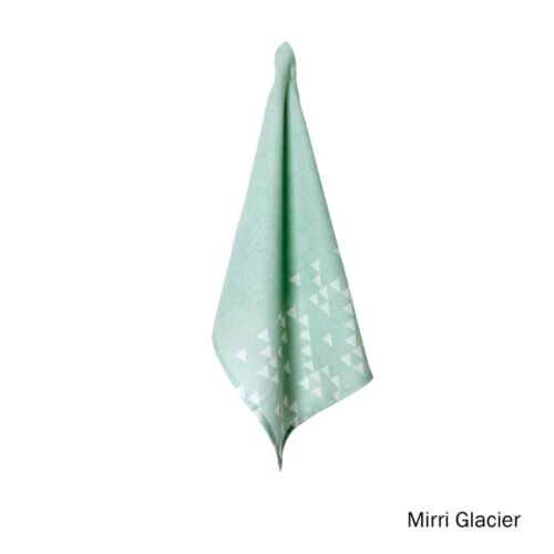 J.Elliot Home 100% Linen Print Tea Towel Mirri Glacier