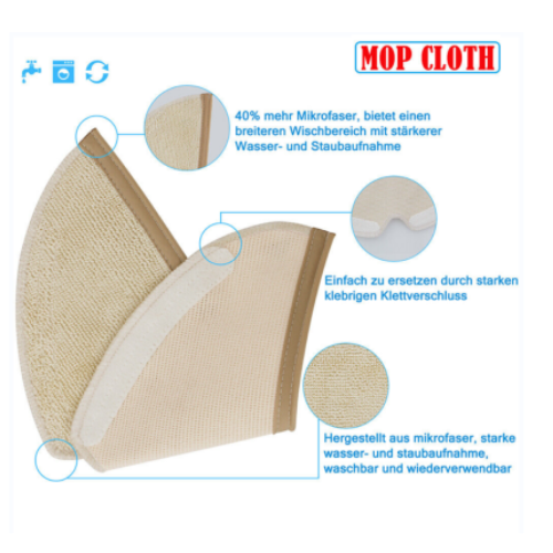 Mop Cloths Rags For XiaoMi Roborock S5 Max S6 MaxV S6 Pure Vacuum Spare Parts