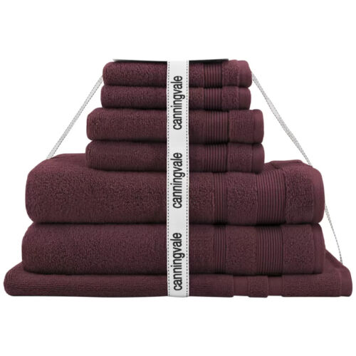 Canningvale Amalfitana Towel Set 7 Piece Shiraz