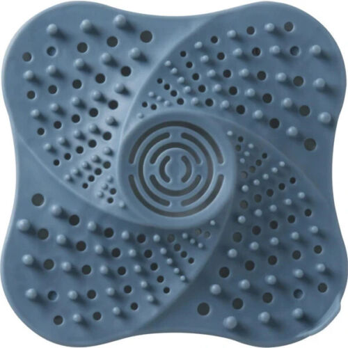 A+Living Anti Blocking Filter Toilet Odor Proof Silicone Drain Cover Kitchen Sink Blue