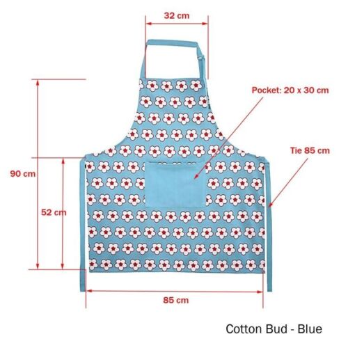 IDC Homewares Cotton Bud Apron Navy