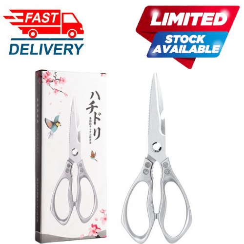 2-Pack Kitchen Shears, Heavy Duty Kitchen Scissors Sharp Stainless Steel, Food Cooking Scissors for Cutting Meat, Chicken, Vegetable and Fish, Bottle Opener