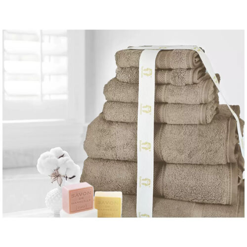 Ramesses 100% Cotton Towel Latte 7 Piece Set