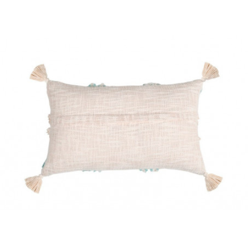 Tassels Linen Cushion Cover 30*50cm Beige Pillow Cover Handmade Boho rustic decor cream Moroccan Cushions Hand Tufted Cushion Lumbar Pillow