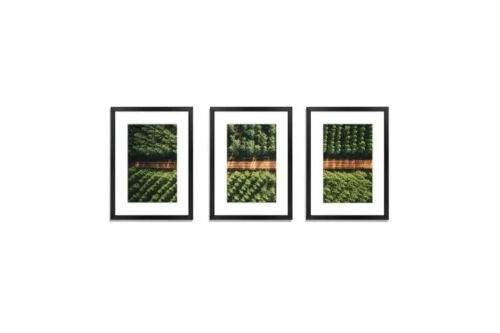 3 PCS Photo Frame Wall Set A3 Picture Home Decor Art Gift Present Black