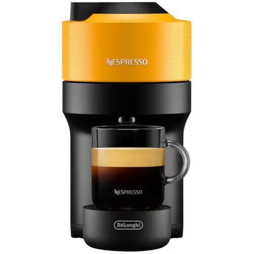 Nespresso DeLonghi Vertuo POP Coffee Machine Mango Yellow