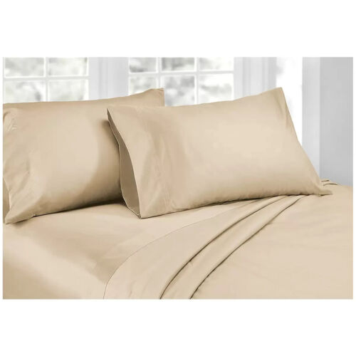 Ardor 1000 TC Cotton Rich Sheet Sets Queen Bed Stone