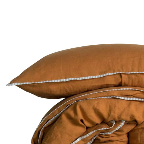 Moran Home Solstice Pillowcases Cinnamon Grey 2 Pack