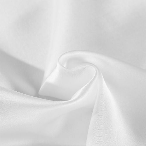 100% Mulberry Pure Silk Pillow Case - White