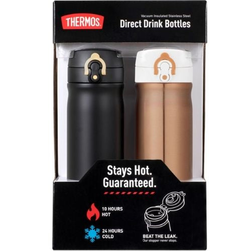 2 Pack 470ml Thermos Vacuum Insulated Bottle