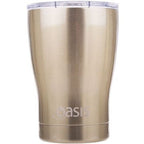 2 X Insulated Travel Double Wall Cup With Lid Stainless Steel 340ml - Champagne