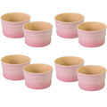2 x Chasseur La Cuisson Ramekins Set 4 Pack - Cherry Blossom Pink