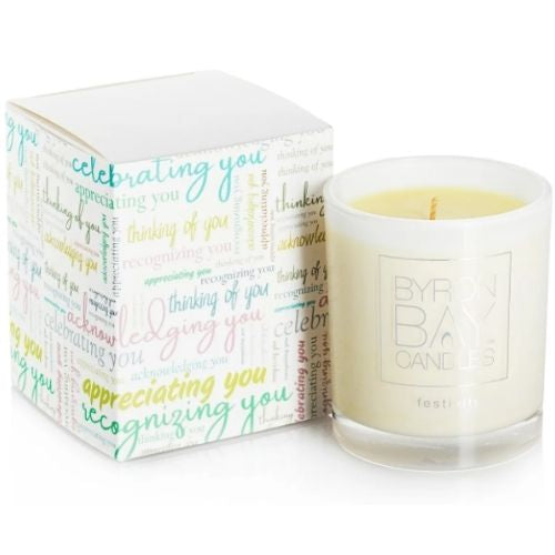 2 x Byron Bay Soy Candles - Festivity - Cinnamon and Sweet Orange