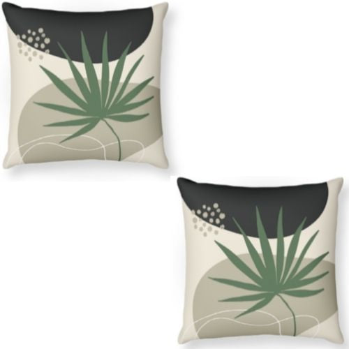 2 x Mojo 50cm Cushion Covers Home Decor Bonsai Abstract Throw Pillow Cases