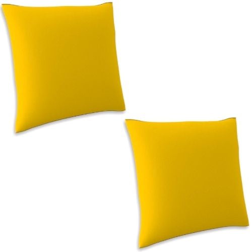2 x Mojo Cushion Cover Throw Pillow Case 45x45cm, Mustard Design